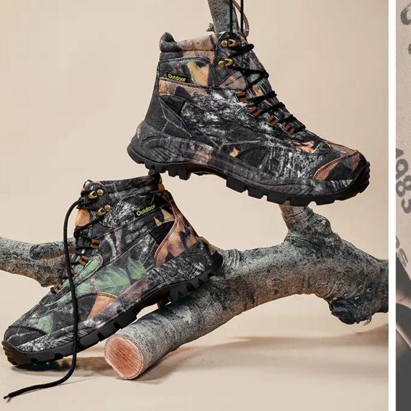 Men'S Mountain Biking Shoes - Botas de caça camufladas de cano