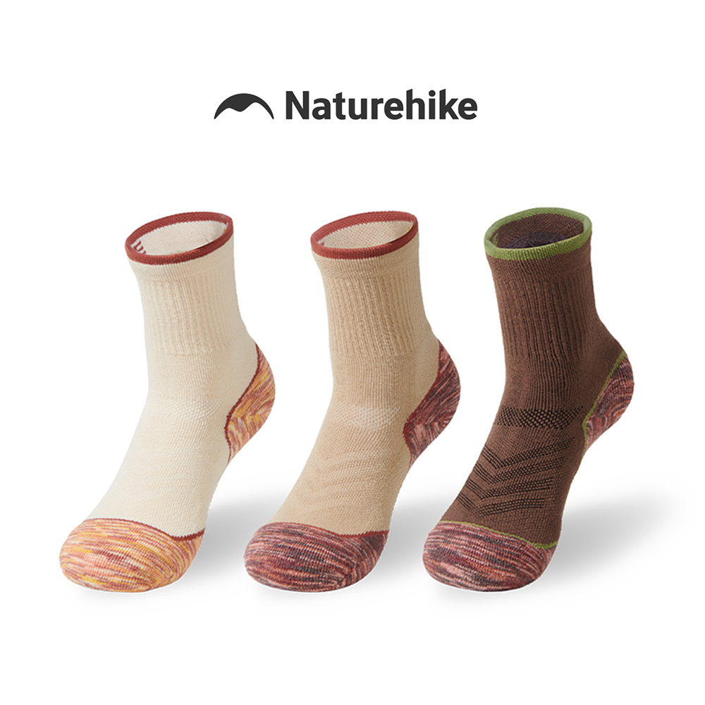 Men'S Mountain Biking Shoes - Meias Naturehike Esportivas Higroscópicas de Lã