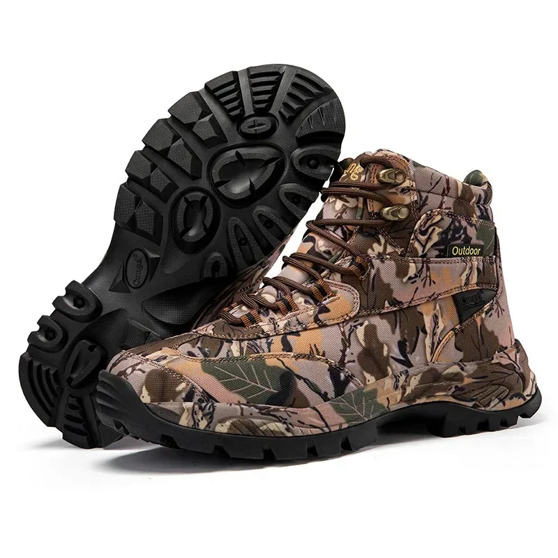 Botas de caça camufladas de ca - Men'S Mountain Biking Shoes avaliação e preço