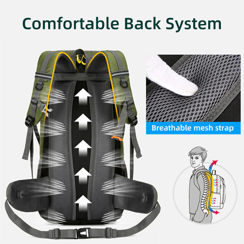 50l mochila de viagem acampame - Men'S Mountain Biking Shoes avaliação e preço