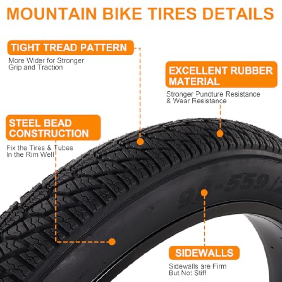 Pneu de Bicicleta Fat Bike 26x - Mountain Biking Youtube avaliação e preço